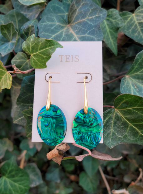 3 - Julian Earrings - Aqua